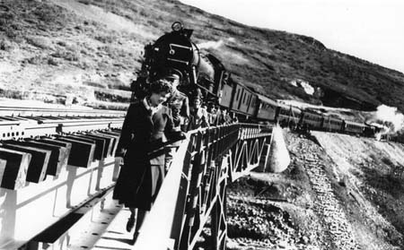 Aussichts-automotor et 91 Imperio ferrocarril 1935 sammelbild 1952 ORIG